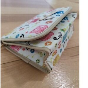NaRaYa Elephant Print Cosmetic Bag with Mirror NB-60/L CP48 Multicolor Bow $100